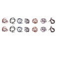 thumbnail image 4 of KAKOWELY 14 cadenas para colgar gafas de sol (colores variados), 4 of 5