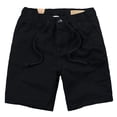 thumbnail image 4 of COSFO Elastic Waist Cargo Shorts Men Casual Black Relaxed Fit Drawstring Hiking Work Shorts, 4 of 5