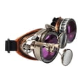 thumbnail image 2 of Funky Steampunk Gafas Props Disfraz gótico Gafas Lupa ocular Moda Mujer Hombre Gafas de sol para disfraces Fiesta de Halloween Violeta Sunnimix Gafas Steampunk, 2 of 8