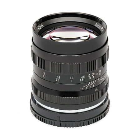 UPC: 0663701827569 | Koah Artisans Series 50mm f/1.4 Manual Focus Lens for Micro Four Thirds (Black)