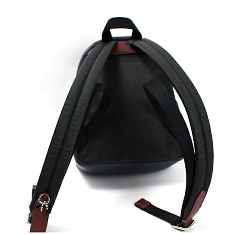 Coach Black Leather & Patchwork Canvas Mini Backpack Black And Blue Black Patchwork Coach Bag for Sale up to 90  main image 4