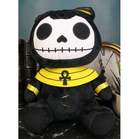 Egyptian Deity God Anubis Furrybones Skeleton Plush Toy Doll 11"H Furry Bones