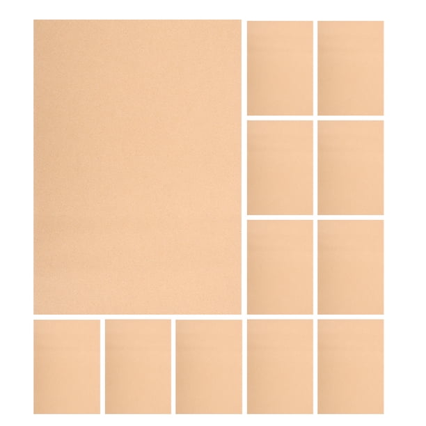 BESTYASH 15Ud Papel Para En Braille Color Marrón Claro Compatible Con Tableros De 4 Y 9 Líneas