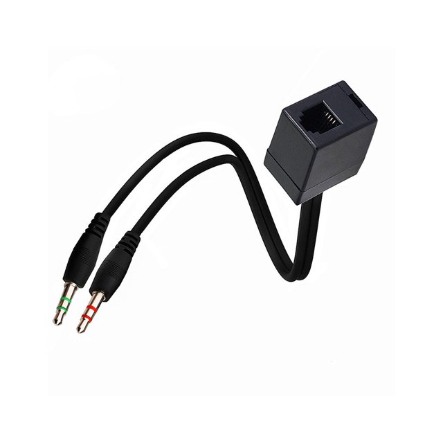 Methold Adaptador de cable para auriculares Dual 3.5mm Hembra a macho Línea de conversión Convertidor de auriculares Estudio Oficina Teléfono y Comunicación