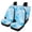 Blue-white Tie-dyed, variant on Uourmeti Flower Automotive Seat Cover Auto Interior Accessories Seat Covers Full Set Easy to Install 3 Pieces Car Seat Covers Fit for Cars Truck