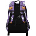 thumbnail image 3 of FORMRS Kids School Backpack Elementary Student Unisex Travel Bookbag with Reflective Stripes, Halloween Ghosts Purple, 3 of 7