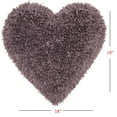 thumbnail image 5 of Heart Shaped Lavendar Shag Accent Pillow, 5 of 5
