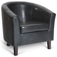 thumbnail image 1 of Pemberly Row Barrel Back Arm Chair in Black, 1 of 1