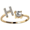 thumbnail image 1 of Jewelry On Clearance Exquisite Fashion 26 English Alphabet Style Letter Fashion Copper Gold, 1 of 2
