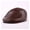 Burgundy, variant on Classic Beret Caps Men Warm Genuine Leather Caps Windproof Duckbill Hat Burgundy Winter Flat Hats ,Soft Feel