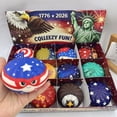 thumbnail image 4 of Dumpling Squishy Mystery Box 12 Pack Soft Squishy Toys For Stress Relief, Great Independence Day Decoration For All Ages, 4 of 8