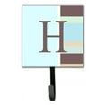 thumbnail image 4 of Letter J Initial Monogram - Blue Stripes Leash or Key Holder, 4 of 7