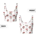 thumbnail image 5 of Xecao Different Mushrooms for Sports Bra with Removable Pads, Crop Tank Top Design, Women's Longline Sports Bra - Non-Wired - Medium, 5 of 9