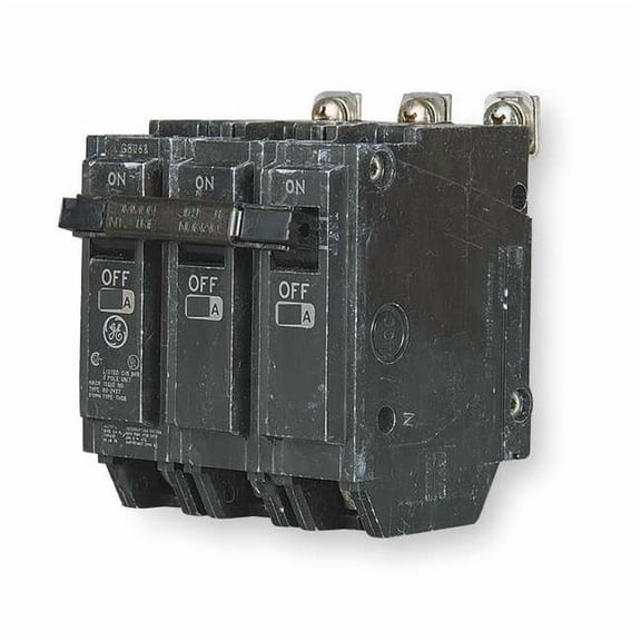 Ge Circuit Breaker,90A,Bolt On,120/240V,3P THQB32090