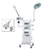 A13 Facial Machine: High Frequency Aromatherapy Steamer, Galvanic, Brush Massager, Vacuum Extractor, Spray Diffuser and Hot Towel Warmer
