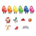 thumbnail image 1 of Christmas Bulbs Reflective Fridge Magnets Decals Set For  Holiday Birthday Cars Mailbox, 1 of 9