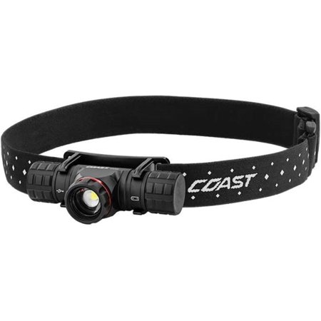 Coast Cutlery Pure Beam Headlamp  Adjustable Focus  1 000 Lumens