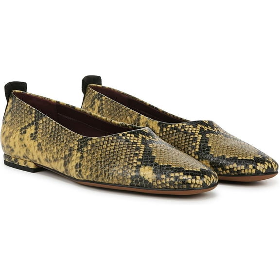 Franco Sarto Women's Vana Slip on Ballet Flat Spiced Pear Snake 8M