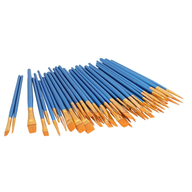 Juego De Pinceles De Pintura Pequeños, Adsorción Fuerte Múltiples Modelos Juego De Pinceles De Pintura Con Mango Cómodo Para Acuarela Para Pintura Al óleo ANGGREK No