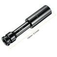 thumbnail image 2 of Uxcell 1/2" Drive by 19mm Metric Thin Wall High Carbon Steel Impact 6 Point Socket, 2 of 5