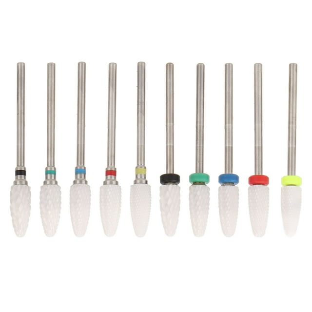 Kit De Cabeza De Molienda De Uñas ANGGREK 10 Piezas Cerámica