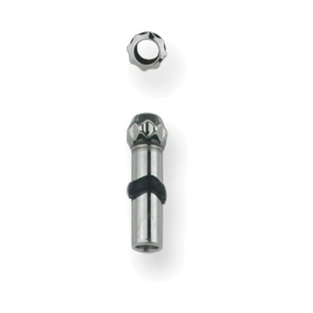 - 1pc Stainless Stl Plugs & Flesh Tunnels Hardware Theme 10G (2.588mm) Eight Toot