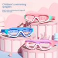 thumbnail image 3 of Gafas de natación para niños de alta definición, impermeables, antivaho, con montura grande, para miopía, para niños y niñas, venta al por mayor, 3 of 4