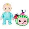 CoComelon JJ and Melon Plush Stuffed Animal Toys, 2 Pack - 8" Plush - Officially Licensed - for Ages 18 Months and up