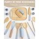 thumbnail image 5 of Set de cocina de madera para niños Biticolor, 15 piezas, kit Montessori, 5 of 6