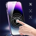 thumbnail image 5 of ELEHOLD for iPhone 15 Pro Full Body Case,Double Sided with Built-in Tempered Glass Screen Protector Metal Frame Plating PC Back Panel Shockproof Rugged Case for iPhone 15 Pro,Purple, 5 of 7