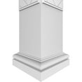 thumbnail image 5 of Ekena Millwork 12"W x 10'H Craftsman Classic Square Non-Tapered Herringbone Modern Fretwork Column w/ Tuscan Capital & Tuscan Base, 5 of 8