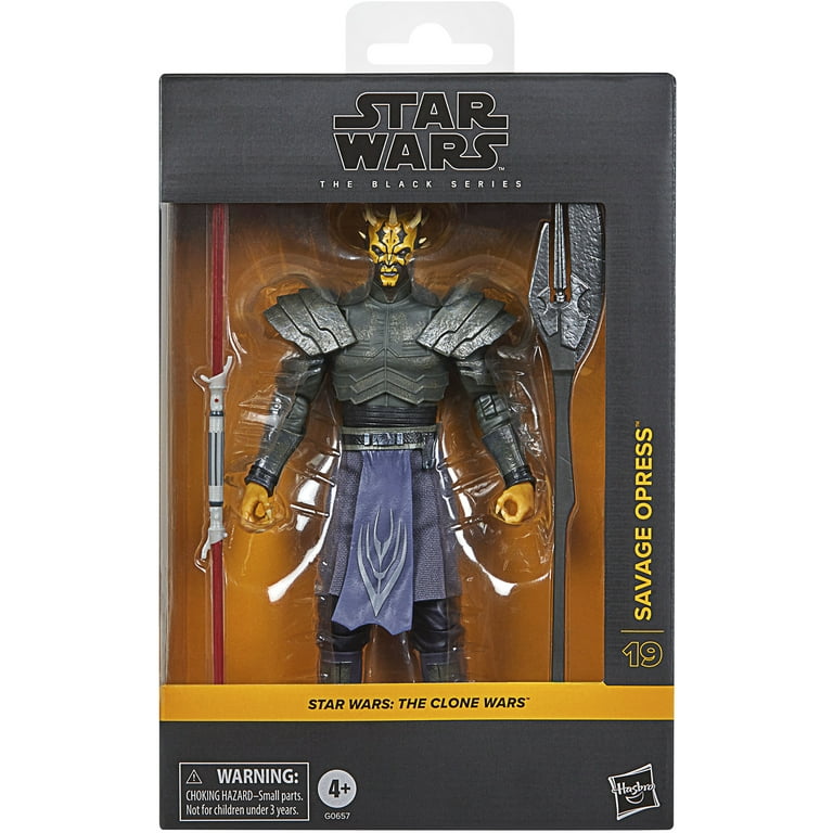Star Wars:Clone Wars Savage Opress フィギュア Hasbro Collectibles - Star Wars: The Clone Wars - Black Series