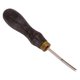 thumbnail image 4 of Biseladora de bordes de cuero, cuchillos de cuero portátiles profesionales para bricolaje, herramientas biseladoras para biselar bordes de cuero con mango de madera de ébano, 5, 2,25 mm, 4 of 5