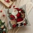 thumbnail image 5 of PRETXORVE Christmas Decorations, Christmas Ornaments, Christmas Pillow Covers, Holiday Decor, Sofa Decor, Linen Pillow, 5 of 6