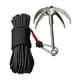 thumbnail image 2 of Juego de ganchos de garra resistentes con cable extendido para excursiones al aire libre Negro, 2 of 9