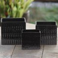 thumbnail image 2 of Primrose Ceramic Square Planter Set (Set of 3), 2 of 5