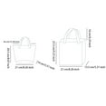 thumbnail image 4 of Bearachild Fiambrera para hombre, bolsa con asa, contenedor de comida de trabajo, bolso de mano, fiambrera portátil, cocina, oficina, reutilizable, Picnic, Cocina y Comedor Cuadrado Azul Oscuro Bearachild HA069240-04, 4 of 6