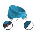 thumbnail image 4 of Dog Food Bowl Feeding Flat-Faced Dogs Pugs Bulldog Boxer Puppy Bull Slanted Blue, 4 of 6
