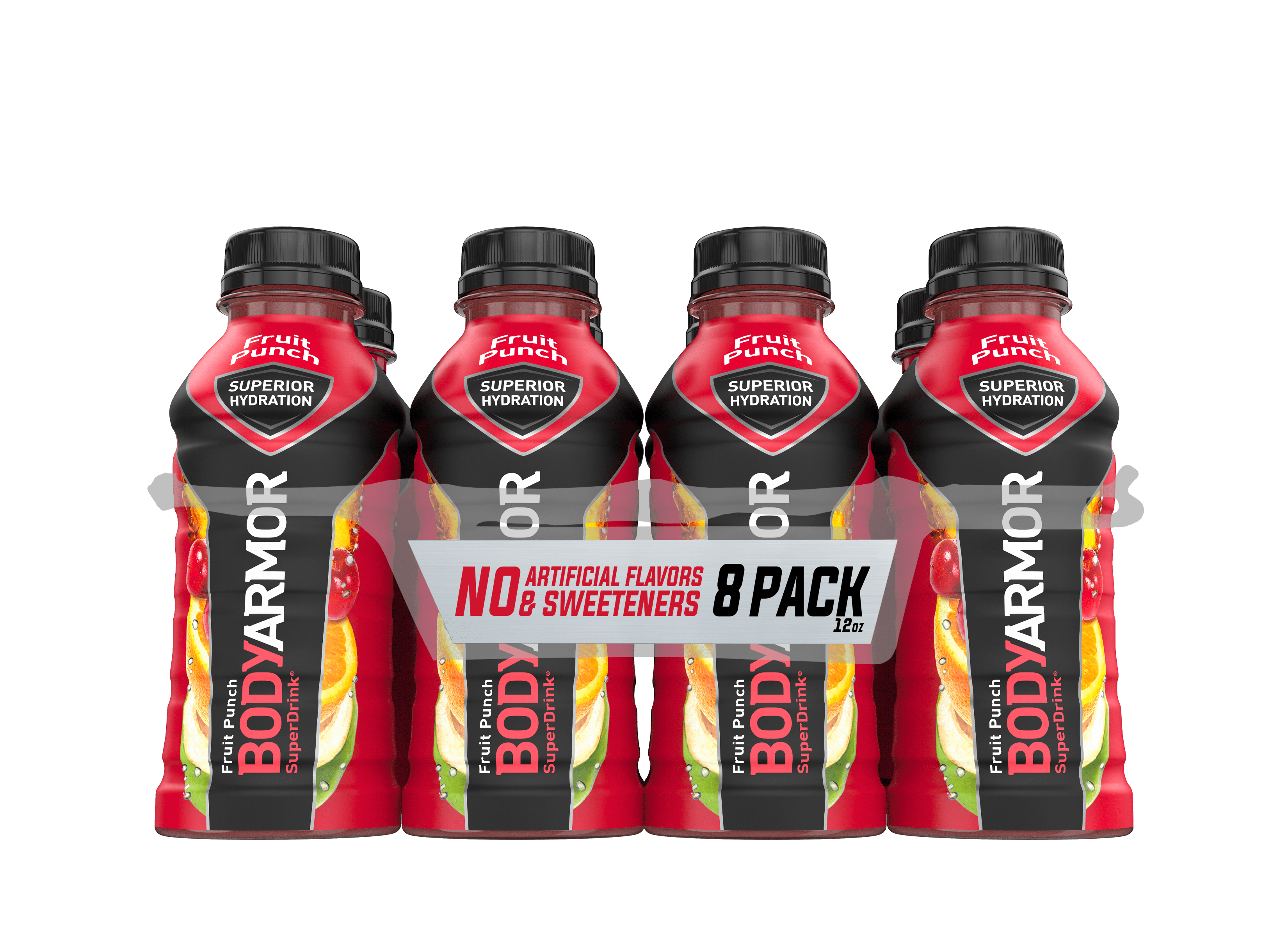 (8 Count) BODYARMOR Sports Drink, Fruit Punch, 12 fl oz