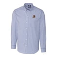 thumbnail image 2 of Men's Cutter & Buck Blue Durham Bulls Easy Care Stretch Gingham Long Sleeve Button-Down Shirt, 2 of 3