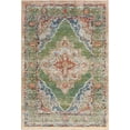 thumbnail image 3 of Unique Loom Isabella Collection Area Rug - Rossellini (4' 1" x 6' 1" Rectangle Green/Blue), 3 of 9