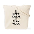 thumbnail image 2 of CafePress - Keep Calm Viola Tote Bag - Unisex Canvas Tote Bag, Beige, 1-Piece, 2 of 8