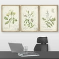 thumbnail image 2 of wall26 Framed Canvas Print Wall Art Set Victorian Style White Rose &amp; Lily with Butterfly Nature Floral Illustrations Realism Rustic Wilderness for Living Room, Bedroom, Office - 24"x36", 2 of 5