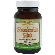Only Natural Nutritional Vegetarian Capsules, Forskolin, 50 CT