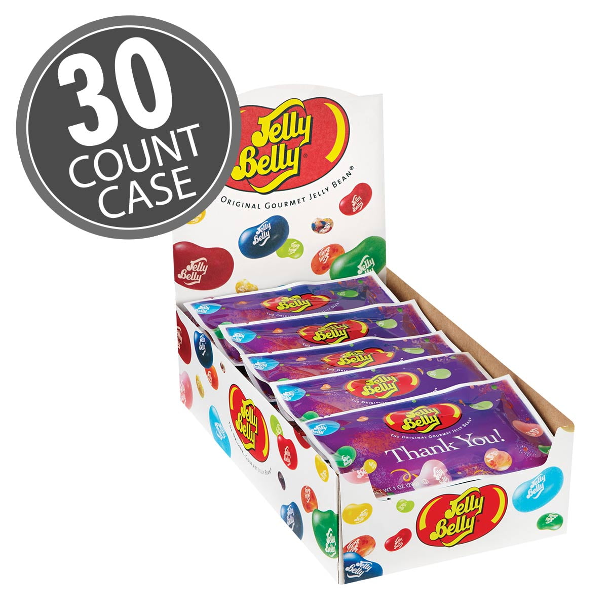 Jelly Belly 'Thank You' Assorted Flavors Jelly Beans 1 oz Bags (30 Count)