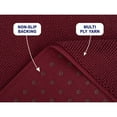 thumbnail image 7 of American Soft Linen, Slip Reducer Bath Rug, 100% Cotton 20x34 inches, Soft Absorbent Bath Mat Rugs, Bordeaux, 7 of 7