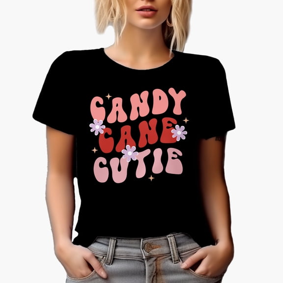 Retro Candy Wishlist Magical Holiday Season Gift Idea, Black T-Shirt, Small