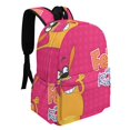 thumbnail image 2 of ¡Busca! con Ruff Ruffman-theme Backpack, Campus style schoolbag Bookbag with Adjustable Shoulder Straps And Large Zip Compartment, Unisex Travel Bags.42x30x15cm, 2 of 6