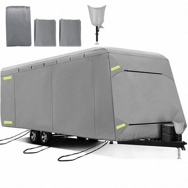 Classic Accessories PermaPRO Soft Custom Fit Travel Trailer RV Cover in
