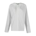 thumbnail image 4 of YLHFASHION Vestes à Fermeture Éclair pour Femmes 2025 Automne Chandail Léger de Base Imprimé Chandails à Manches Longues Cordon de Serrage Chandails à Capuche à Fermeture Éclair Intégrale Aubaines du Jour Liquidation T-shirt à Manches Longues pour Femmes, 4 of 5